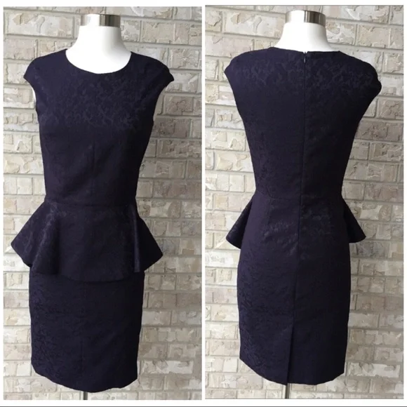 zara basic peplum dress ZARA - Peplum Dress